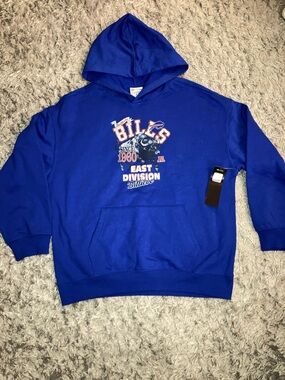 Buffalo Bills Royal Blue Pullover Hoodie youth xl NEW 14/16 xl NFL 🏈 football